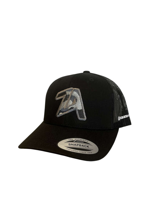 ZEZE ATTIRE ‘CAMO’ CAP (BLACK)