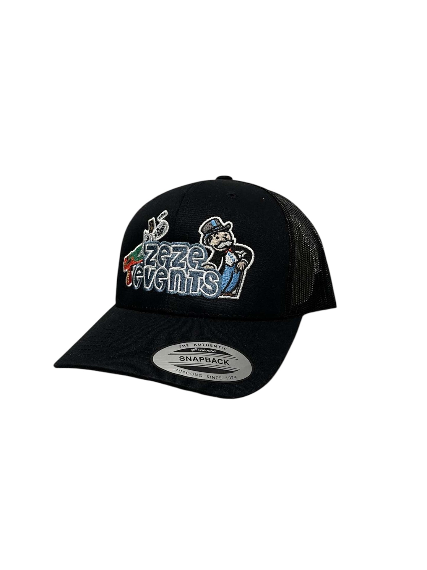 ZEZE EVENTS ‘MONOPOLY’ CAP (BLACK)