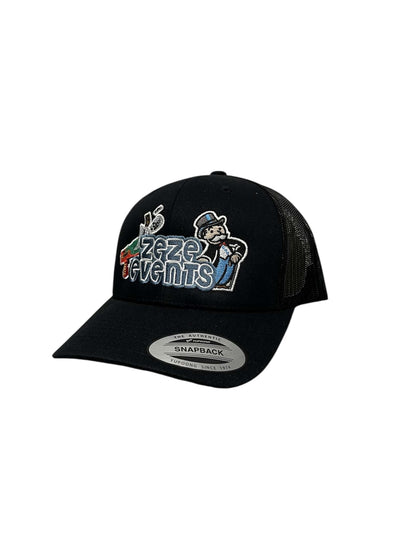 ZEZE EVENTS ‘MONOPOLY’ CAP (BLACK)