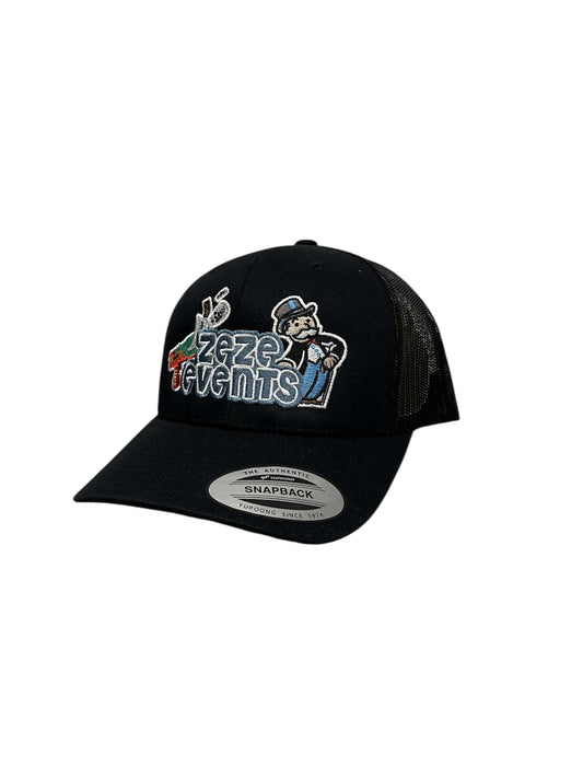 ZEZE EVENTS ‘MONOPOLY’ CAP (BLACK)