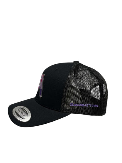 ZEZE ATTIRE ‘ZA’ CAMO CAP (BLACK)