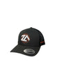 ZEZE ATTIRE ORANGE CIRCLE LOGO CAP (GREY)