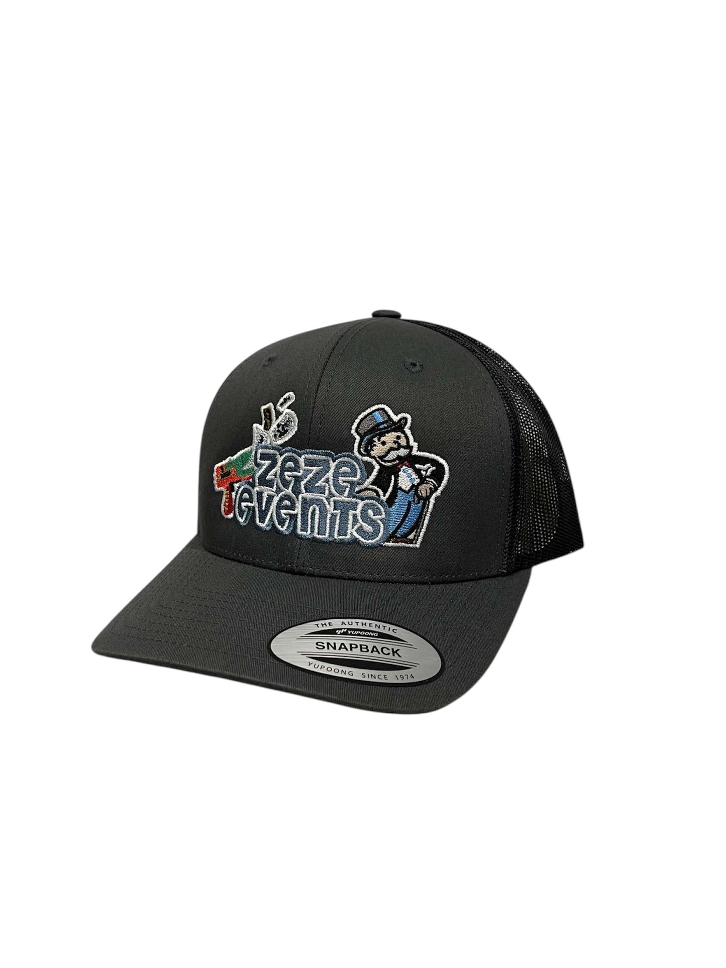 ZEZE EVENTS ‘MONOPOLY’ CAP (GREY)