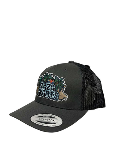 ZEZE EVENTS ‘PARTY IN THE JUNGLE’ CAP (GREY)