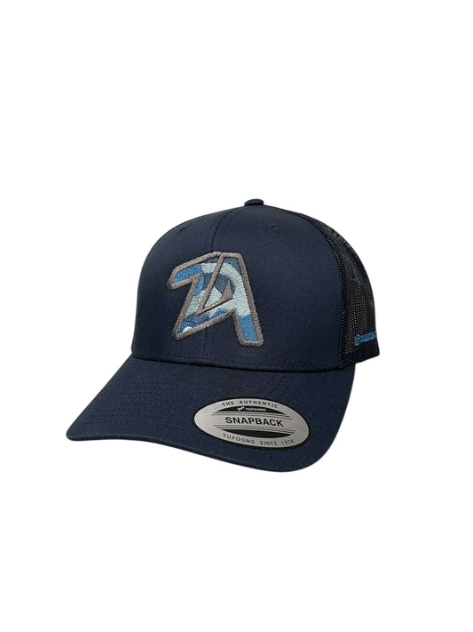 Zeze ATTIRE ‘ZA’ CAMO CAP (NAVY)