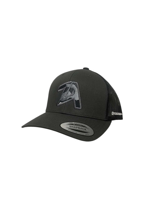 ZEZE ATTIRE ‘ ZA’ BLACK CAMO CAP (GREY)