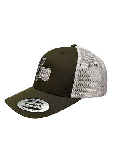 ZEZE EVENTS ‘PANTHER’ CAP (KHAKI/WHITE)